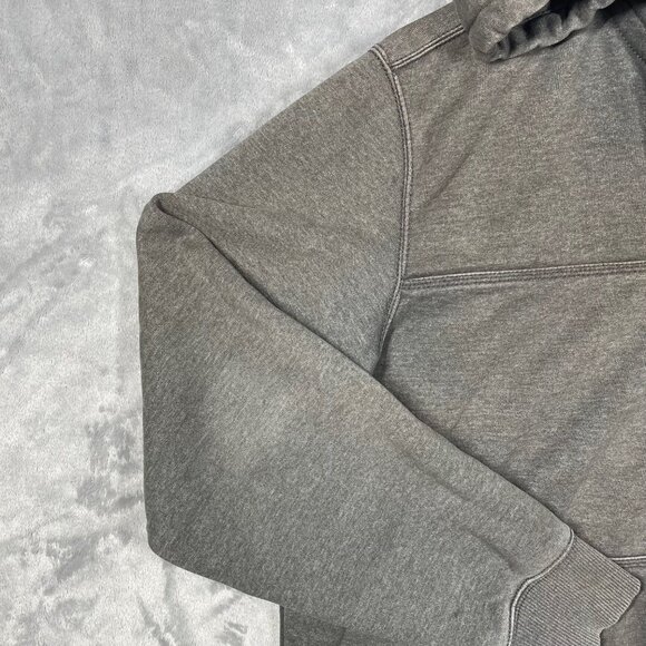 Distressed Carhartt 1/4 Quarter Zip Gray Hoodie Mens Size XL Tall Fading Stains - Picture 6 of 12